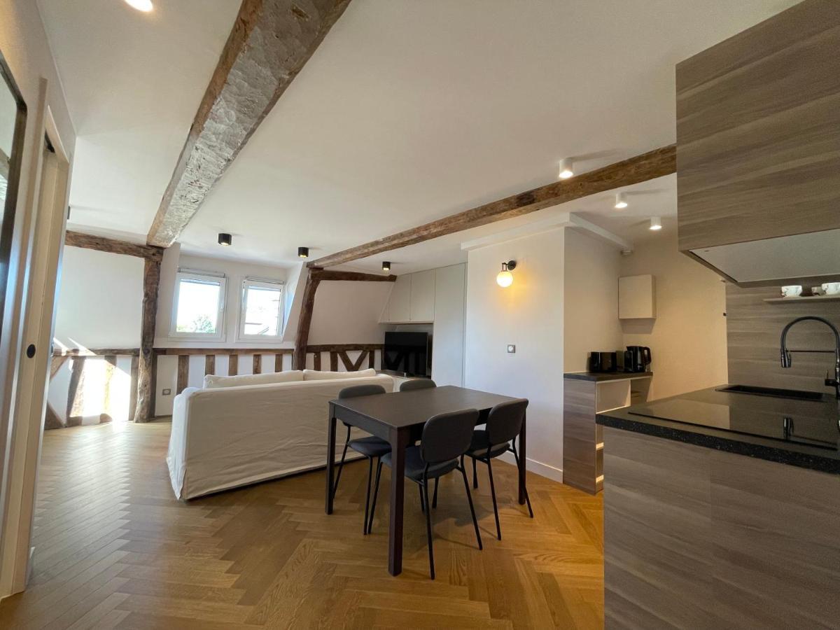 Appartement Les Hirondelles Онфлёр Экстерьер фото