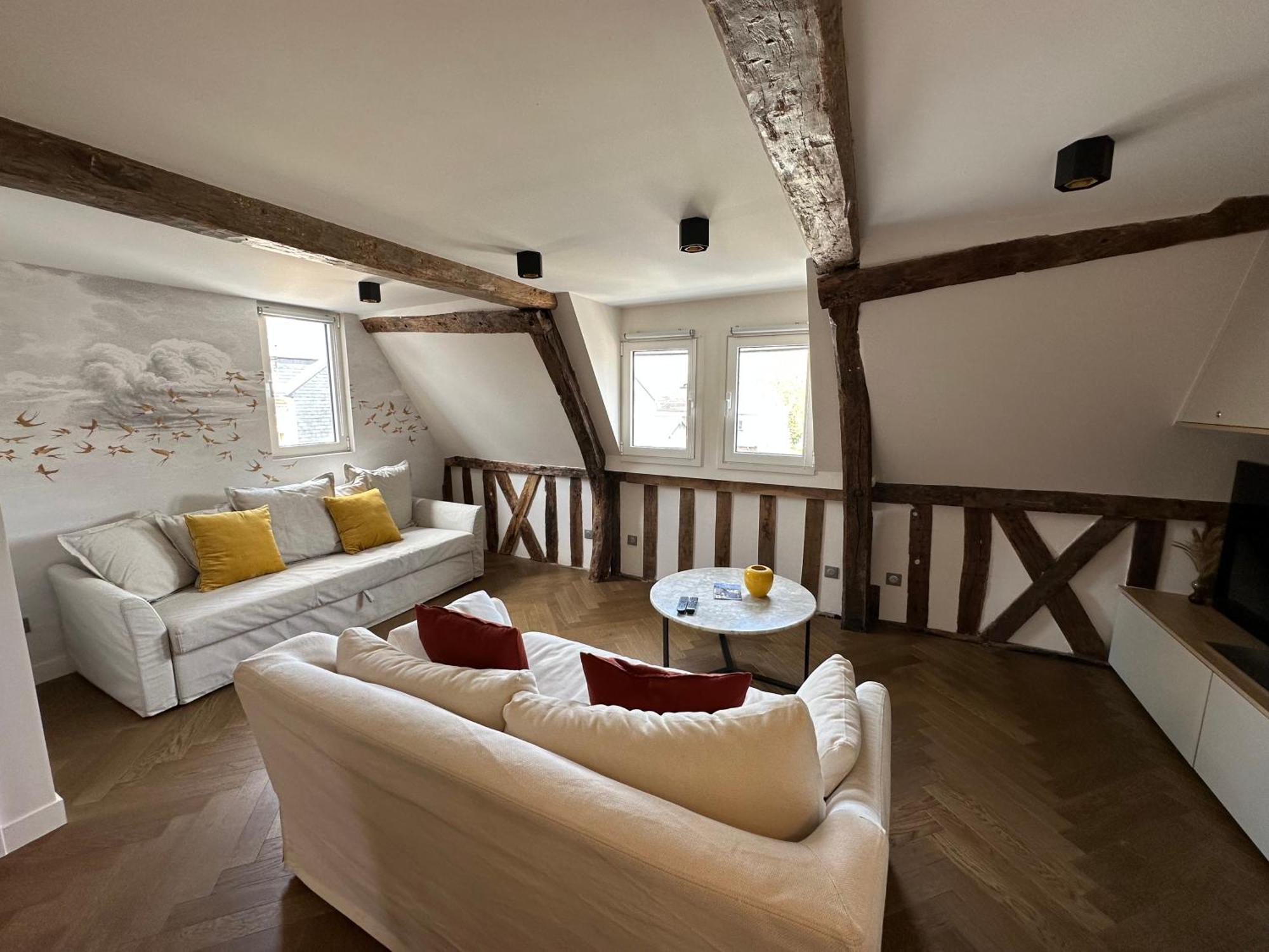 Appartement Les Hirondelles Онфлёр Экстерьер фото