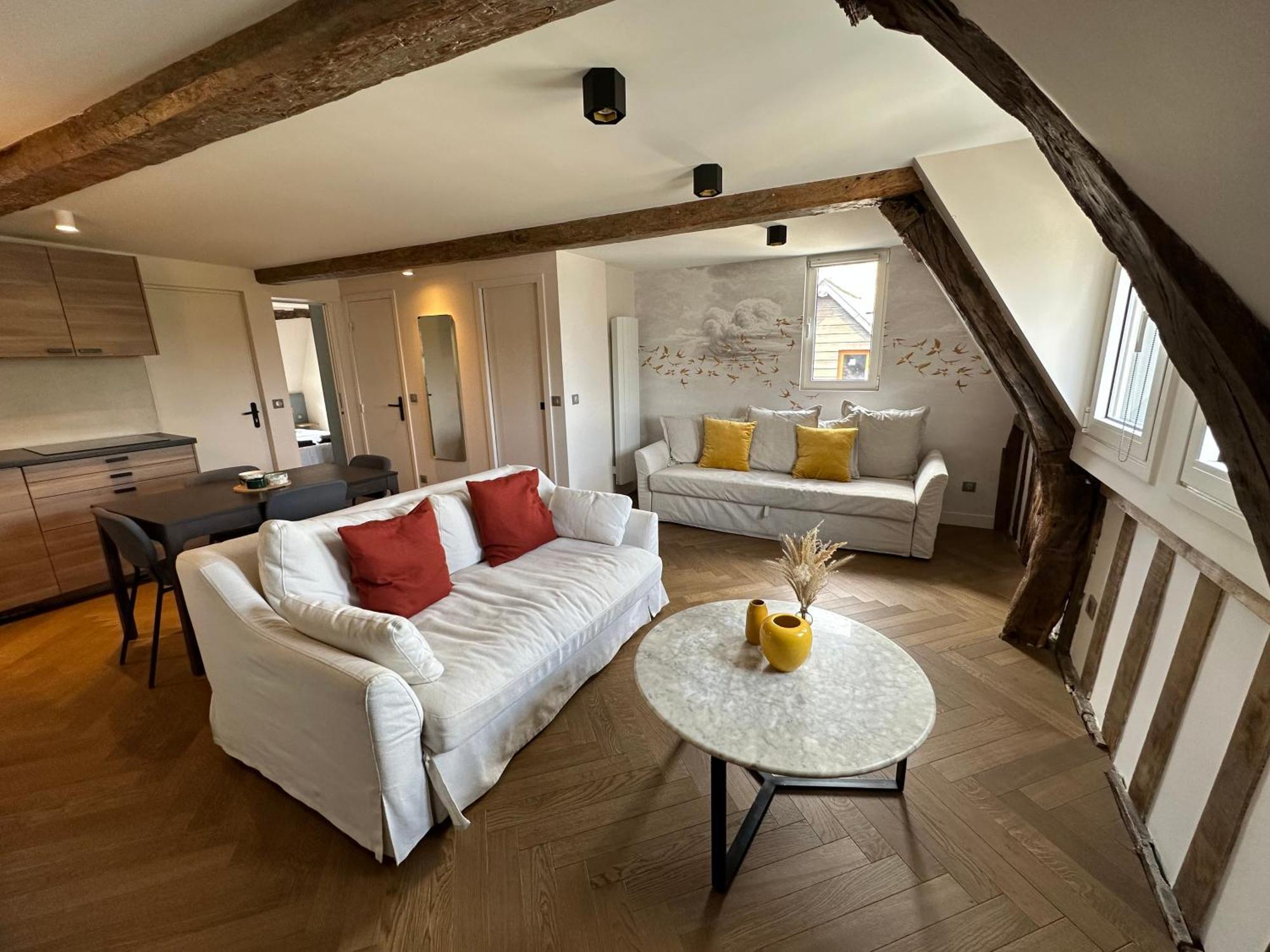Appartement Les Hirondelles Онфлёр Экстерьер фото