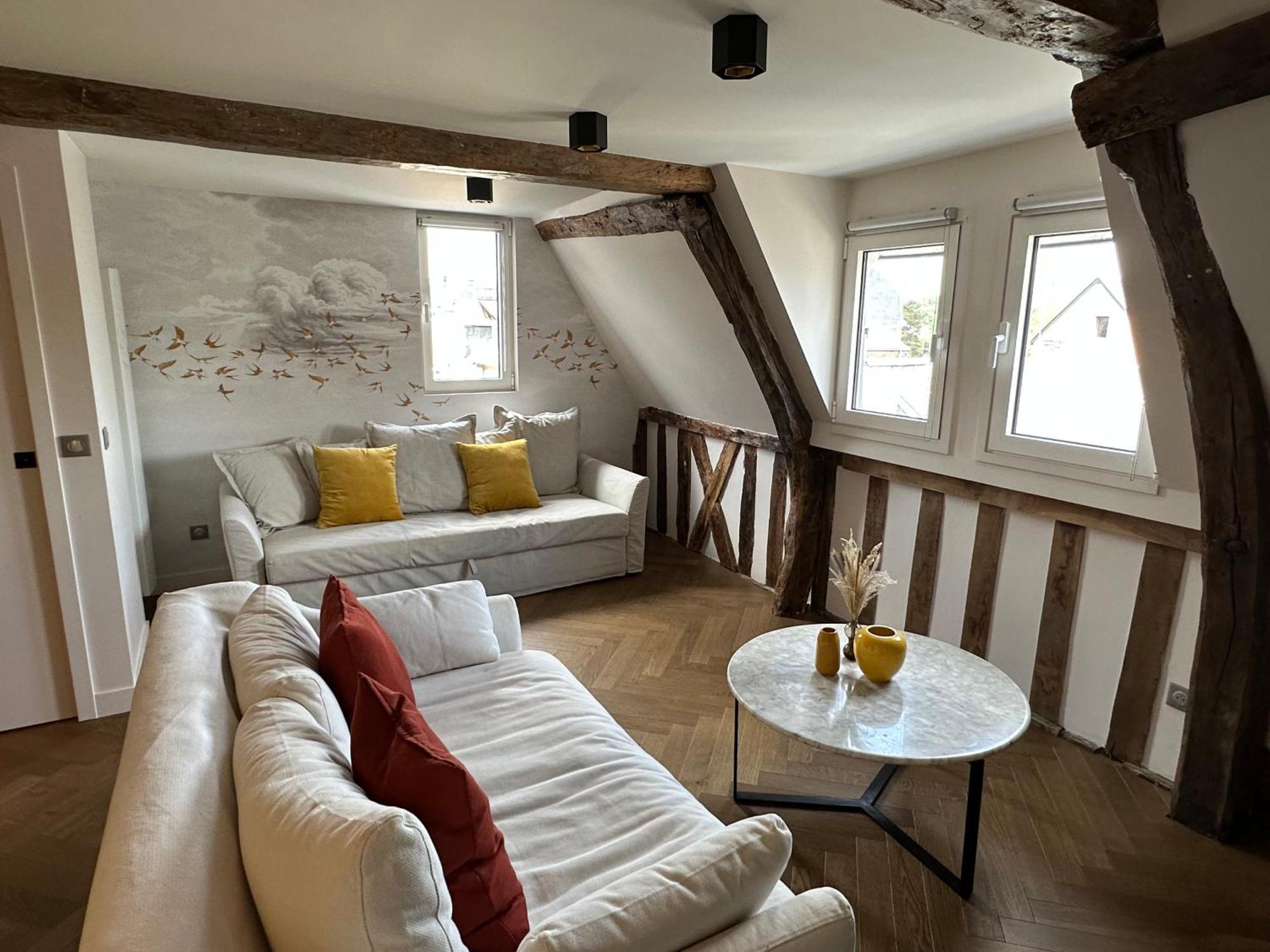Appartement Les Hirondelles Онфлёр Экстерьер фото